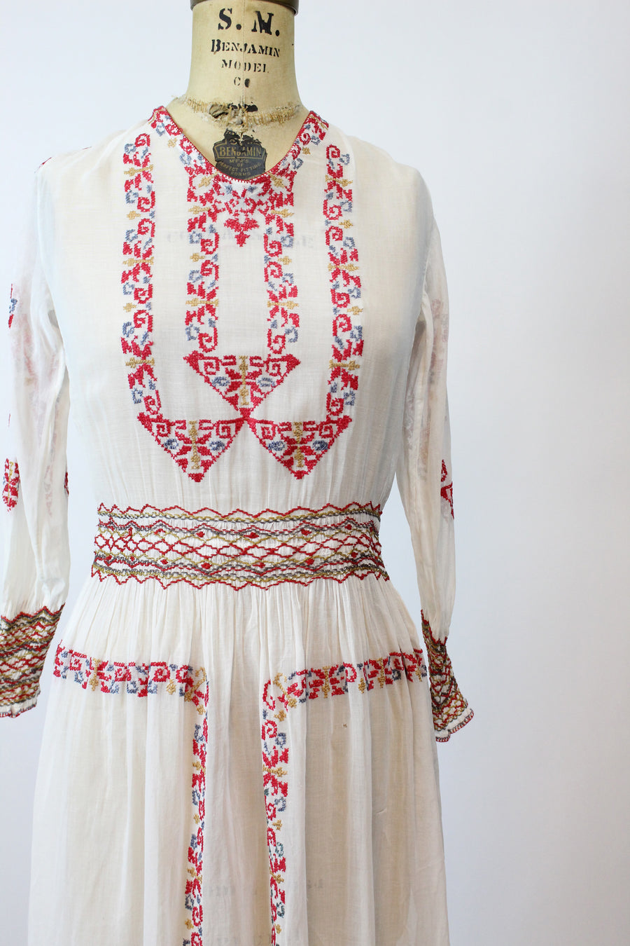 1920s hungarian peasant dress xs