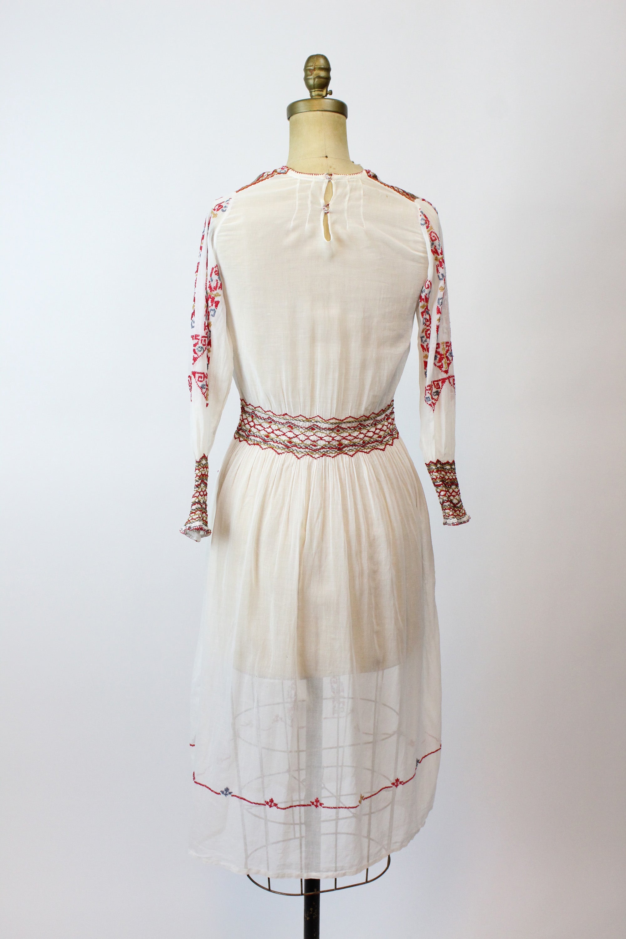 1920s Hungarian Peasant Dress Xs