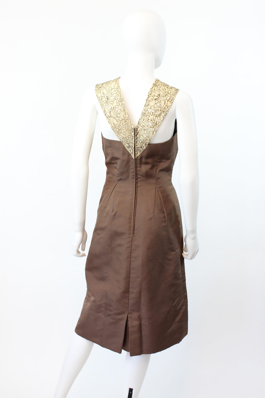 1950s Oleg Cassini wiggle dress small | new fall