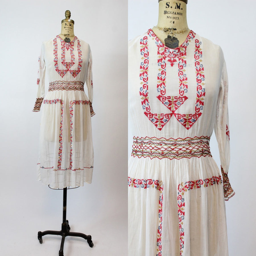 1920s hungarian peasant dress xs | new summer