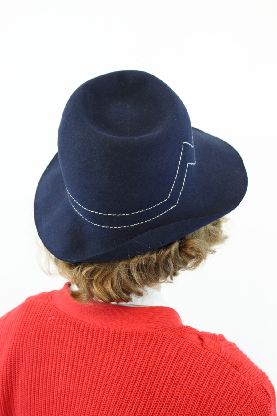 1980s felt hat | western hat | I. Magnin fedora