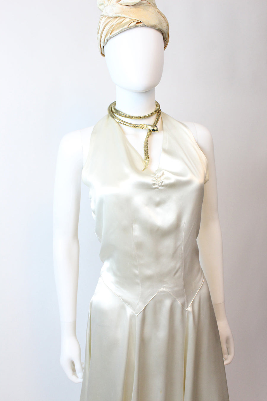 1930s 1940s liquid silk halter dress xs | new winter Napa Valley Vintage 1930s 1940s liquid silk halter dress xs | new winter Napa Valley Vintage