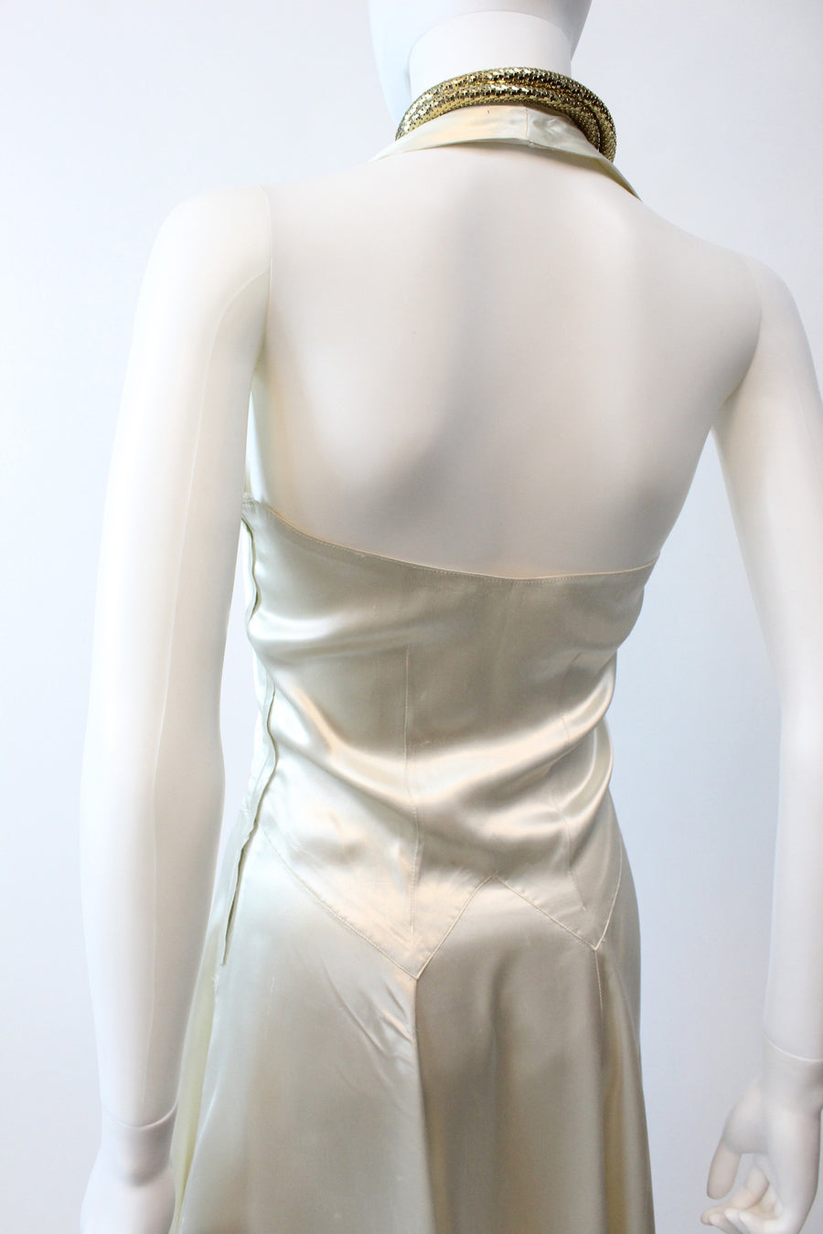 1930s 1940s liquid silk halter dress xs | new winter Napa Valley Vintage 1930s 1940s liquid silk halter dress xs | new winter Napa Valley Vintage