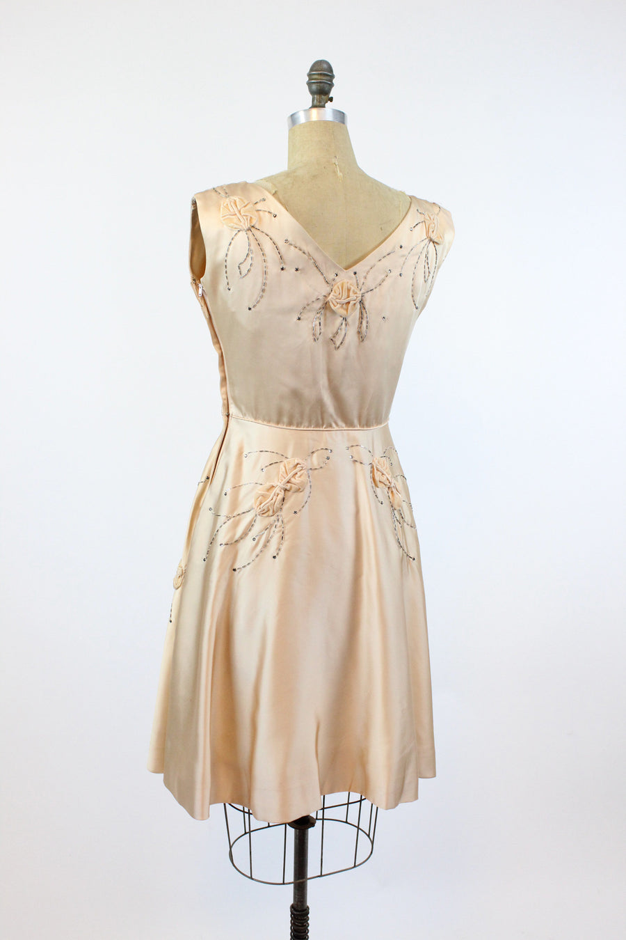 1950s Miss Cane sequin rhinestone dress medium | new fall