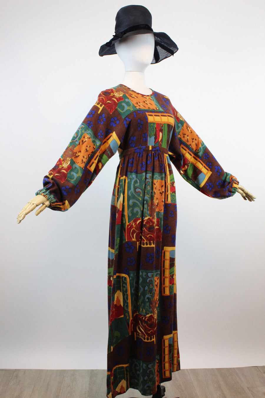 1970s Goldworm wool knit MATISSE dress small medium | new knitwear