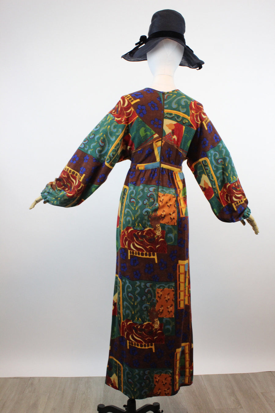 1970s Goldworm wool knit MATISSE dress small medium | new knitwear