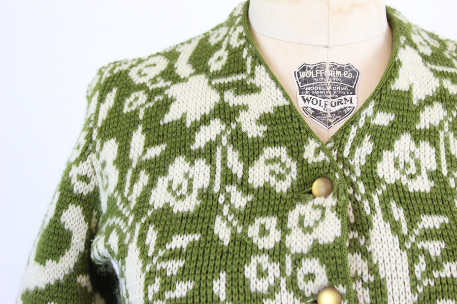 1960s CATALINA cardigan small medium | new knitwear