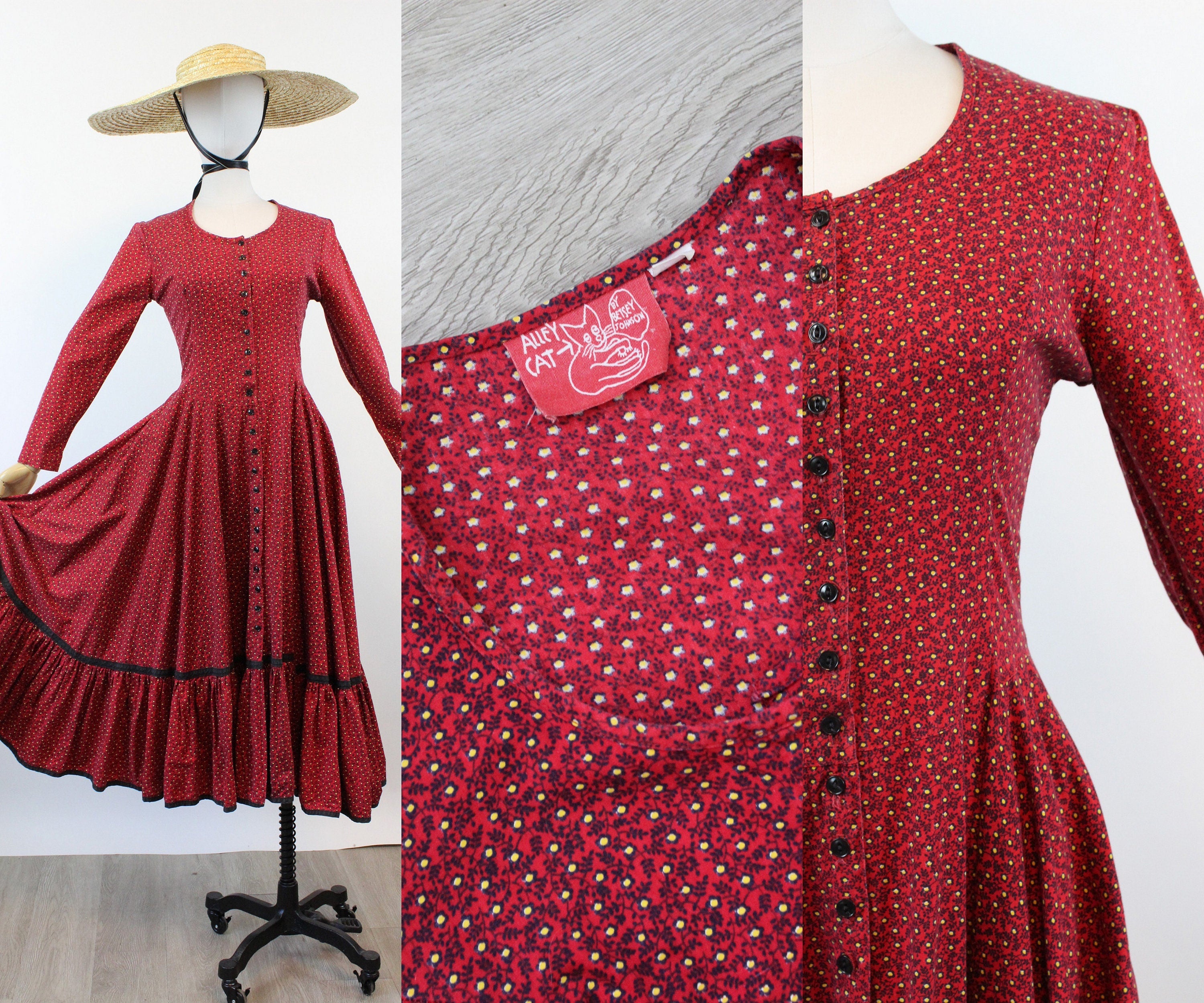 1970 documented ALLEY CAT Betsey Johnson dress xs small | new