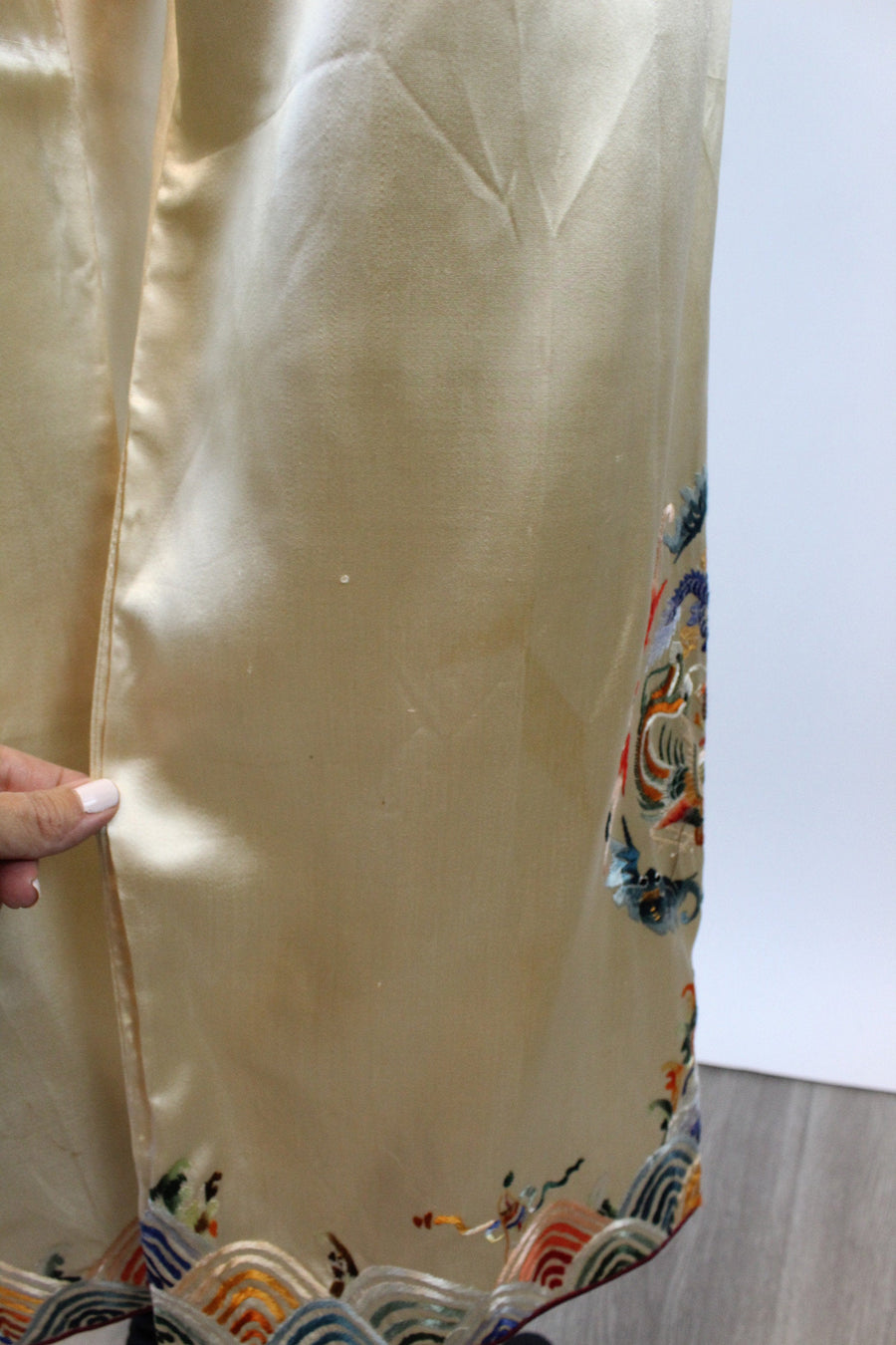 1930s CHINESE silk jacket and LOUNGE pants set small | new summer