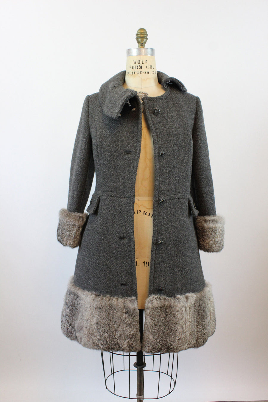 DEADSTOCK 1960s Lilli Ann fur coat medium | new fall