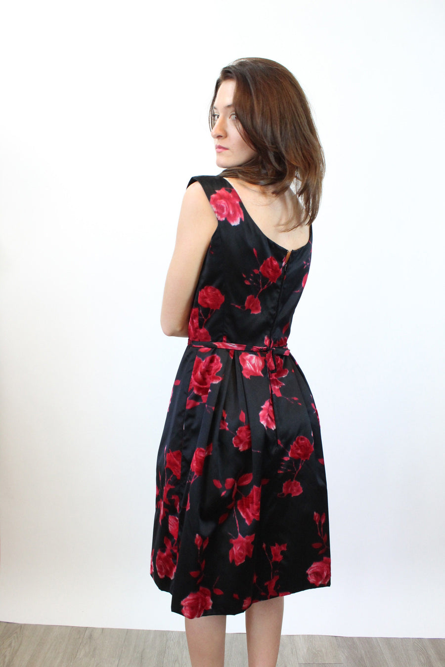 1960s NEIMAN MARCUS rose print SILK dress xs | new spring Napa Valley Vintage 1960s NEIMAN MARCUS rose print SILK dress xs | new spring Napa Valley Vintage