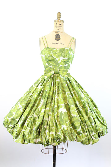 1950s JULIE MILLER dress bubble hem xs | new spring