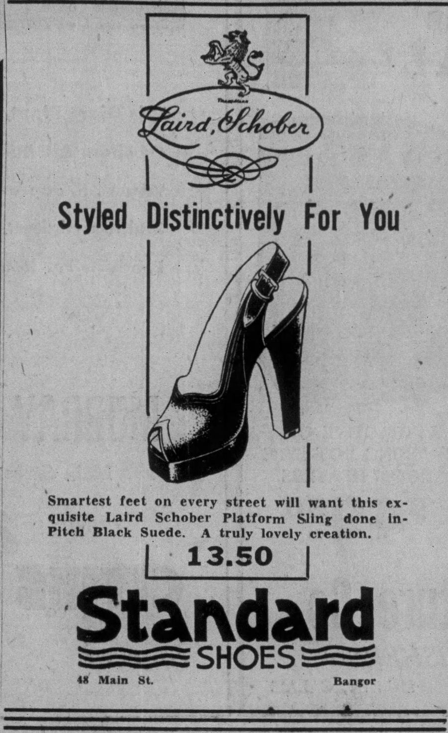 1940s 1947 LAIRD SCHOBER peep toe platform shoes size 6 us | new spring
