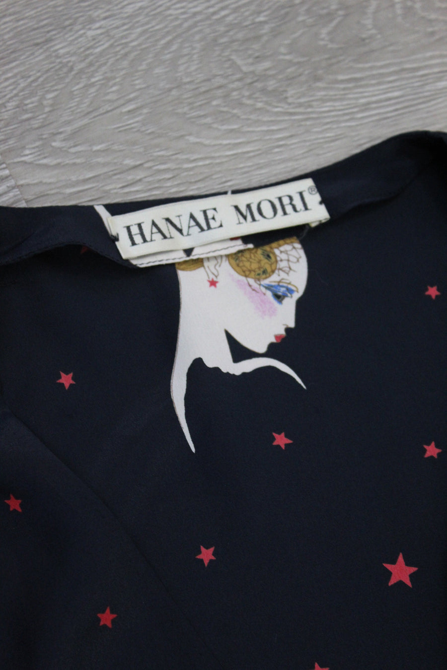 1980s HANAE MORI silk DECO girl dress small medium | new summer
