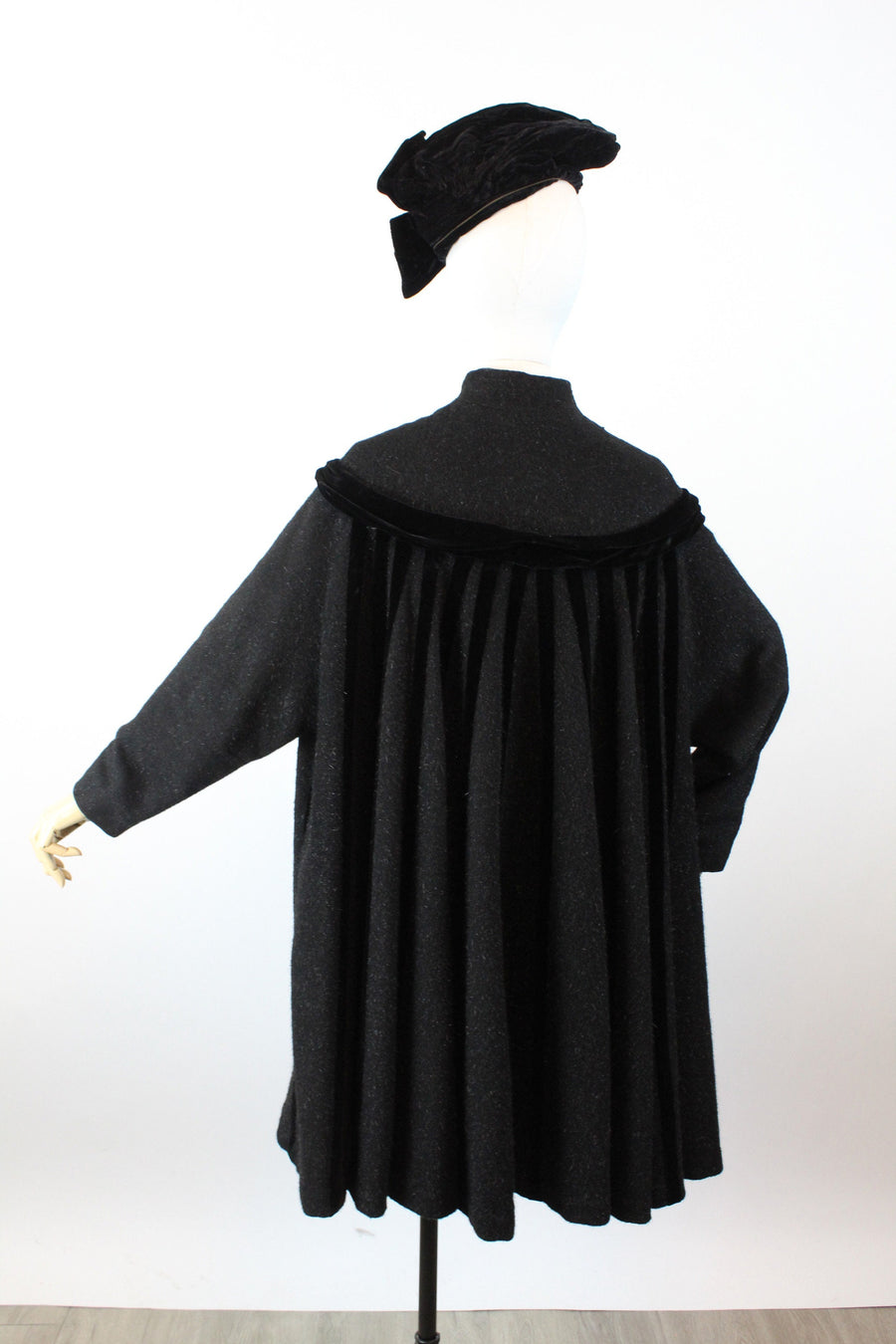 1950s TRAPEZE velvet mohair SWING coat all sizes  | new fall