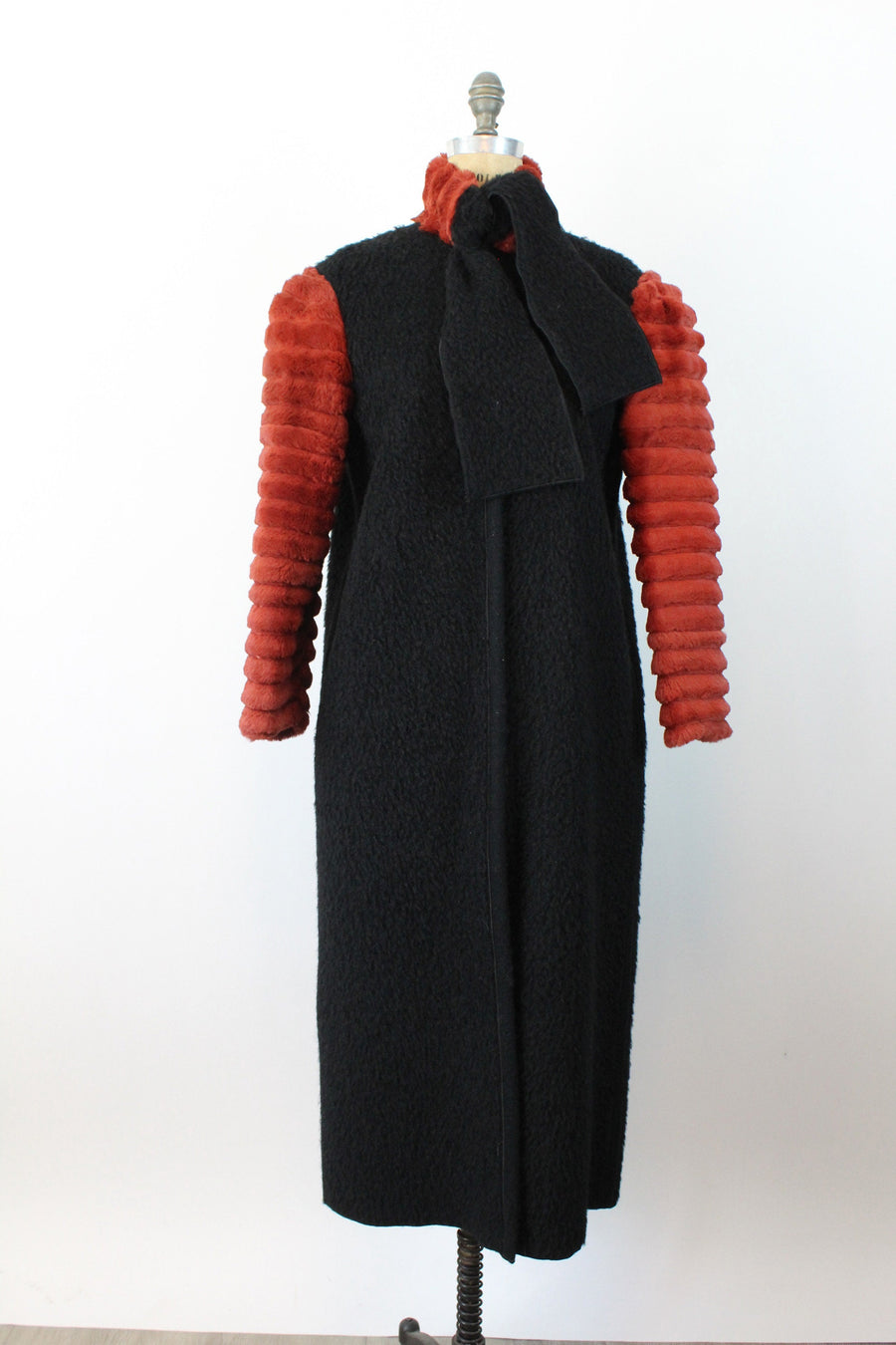 1970s Mrs. H Winter TWO TONE coat medium large | new fall