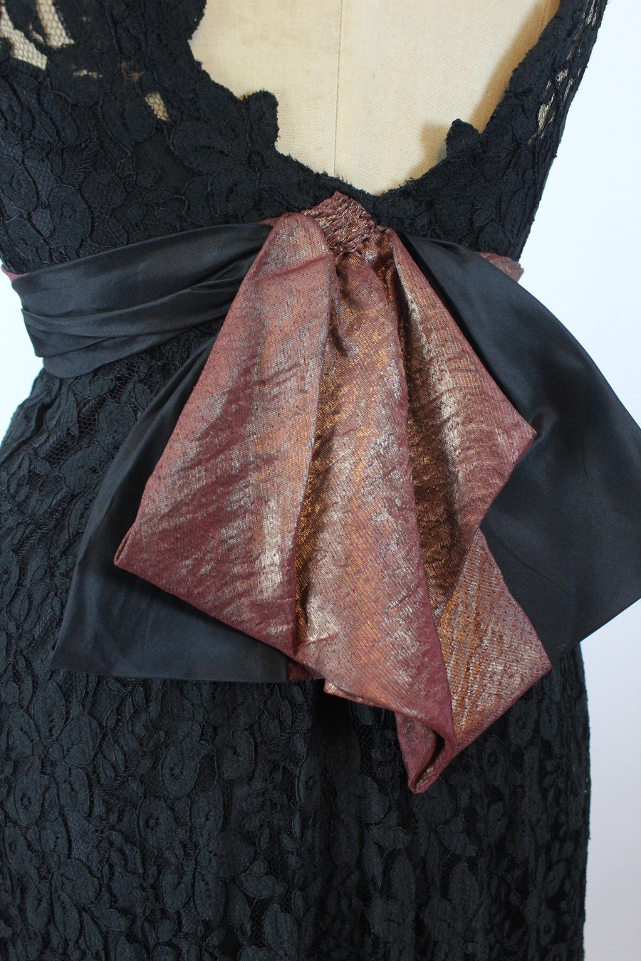 1920s BLACK LACE dress and bolero xs | new winter