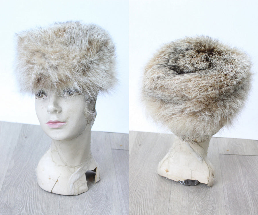 1960s fur TALL hat | new winter