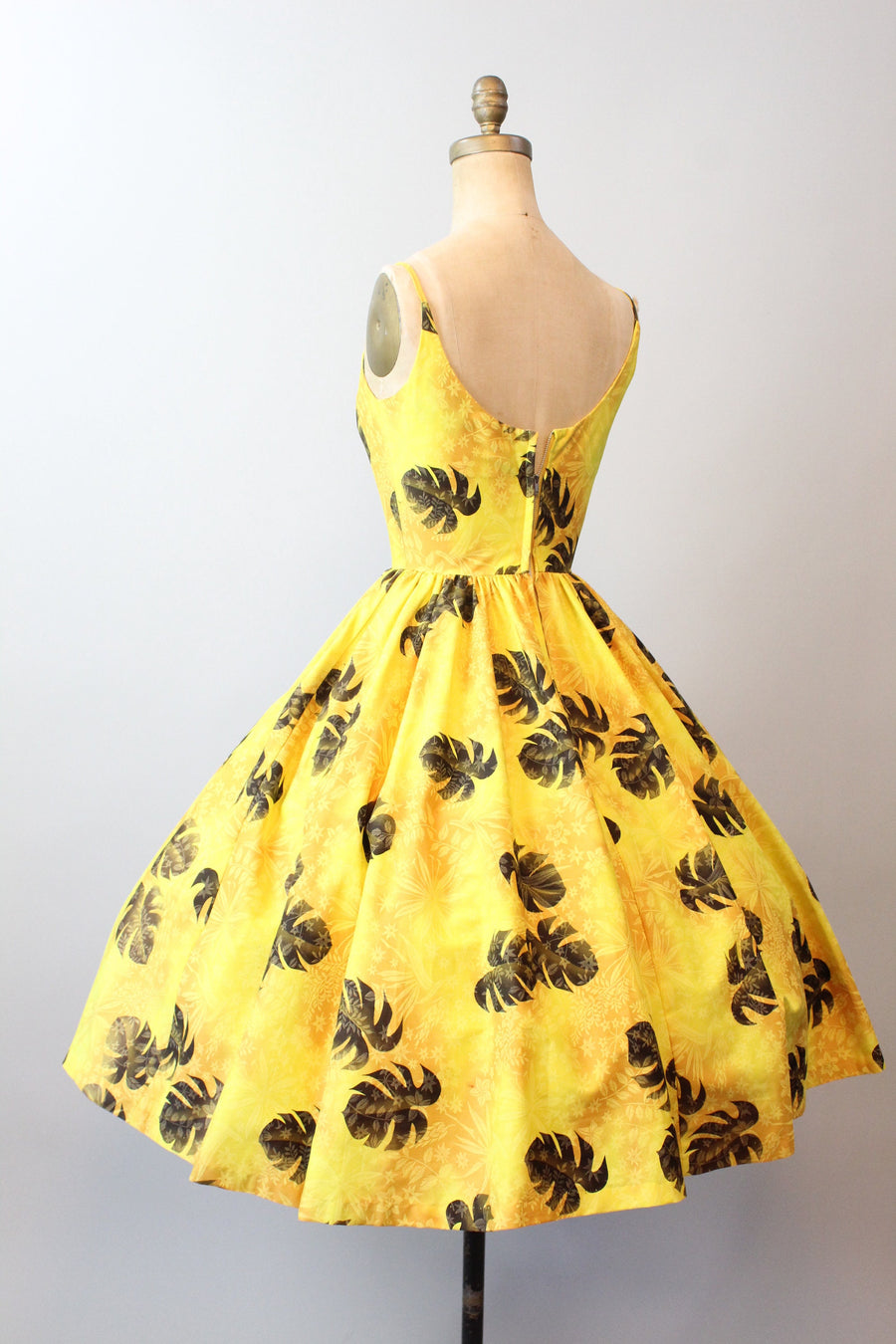 1950s KAMEHAMEHA sun dress COTTON xxs | new spring
