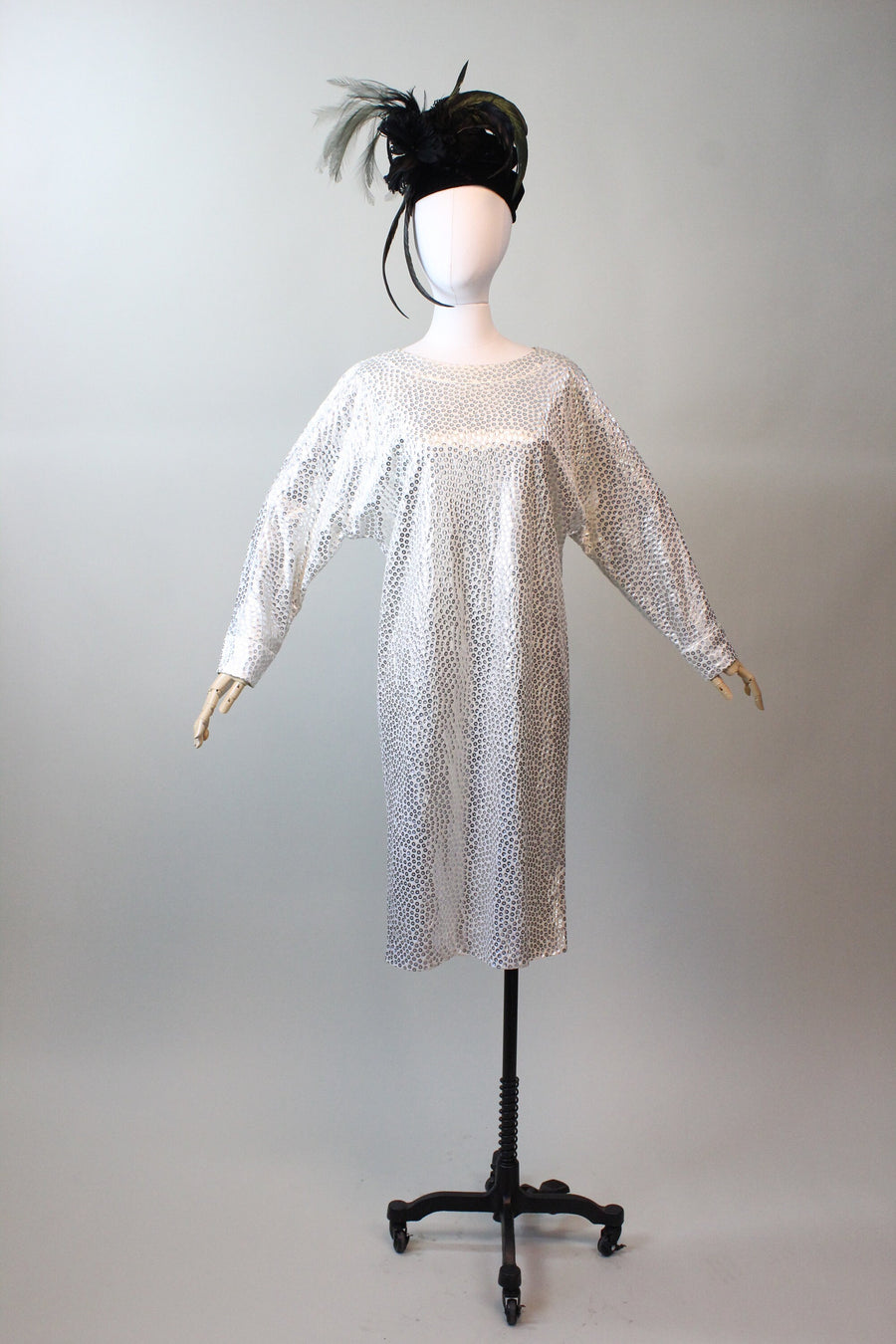1980s 1986 S/S LANVIN paillette dress small medium | new spring