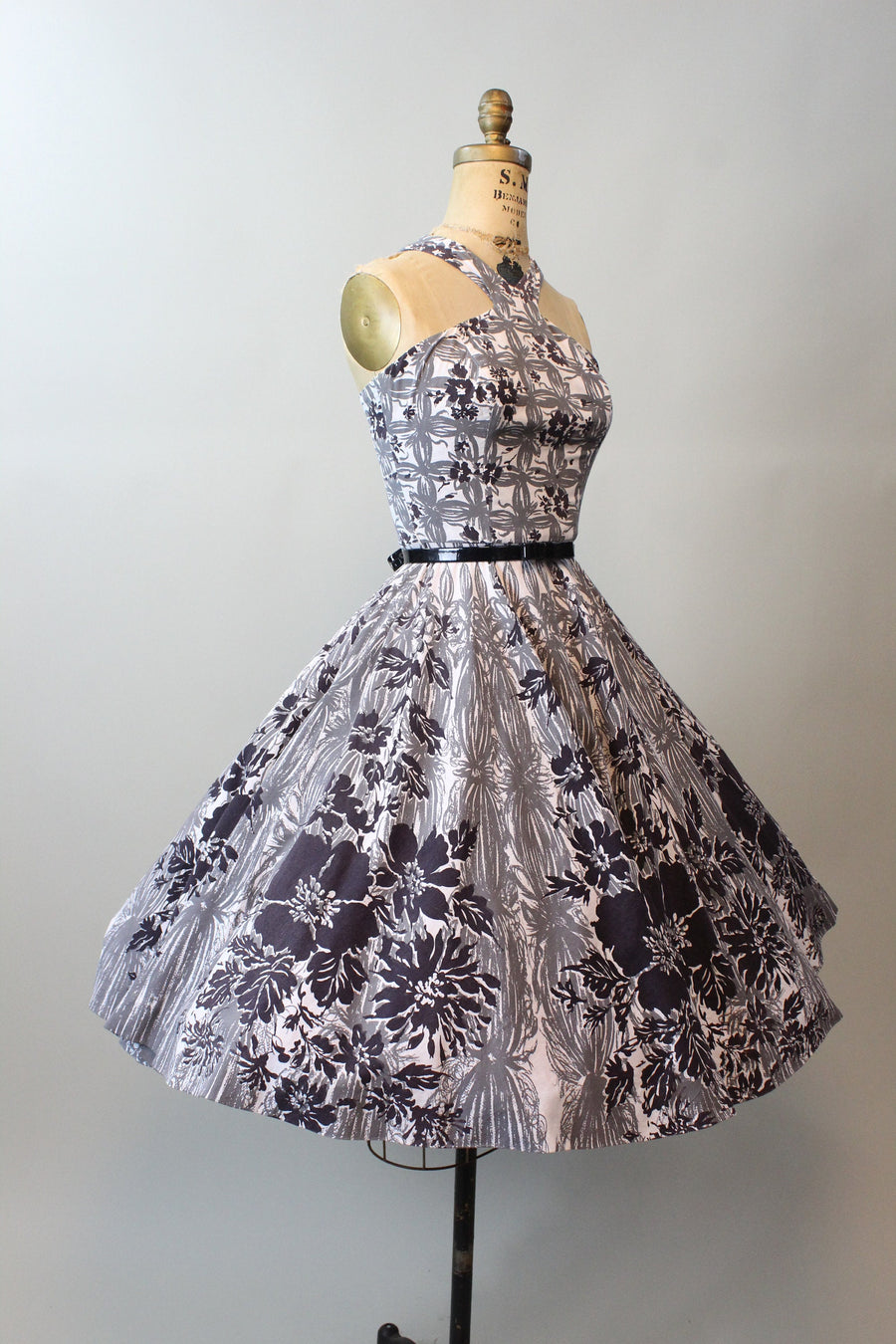 1950s HAWAIIAN strapless HALTER dress xs | new spring