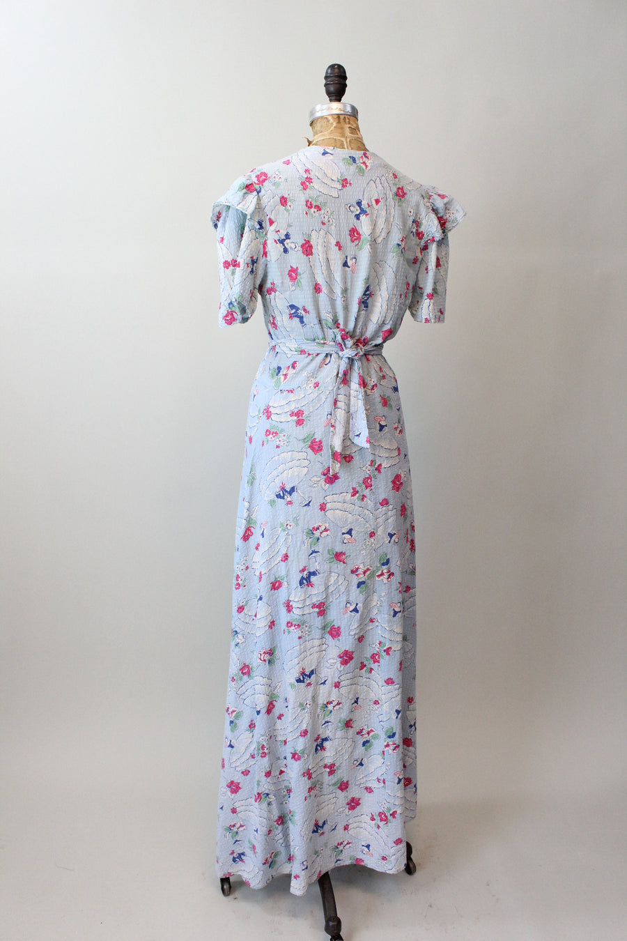 1940s gone with the wind LADIES HOOP SKIRTS dressing gown dress medium | new spring