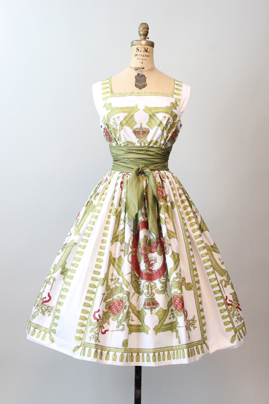 1950s DEADSTOCK MONACO novelty print dress xs | new spring – Napa ...