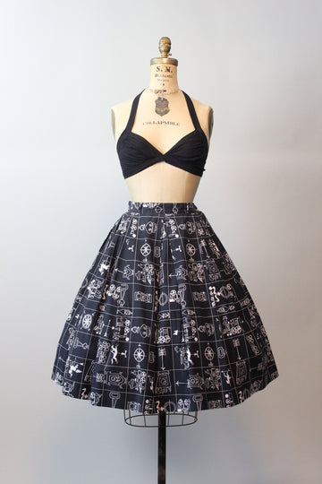 File:1950s 'Prep Talk' wool plaid skirt suit by Bobbie Brooks