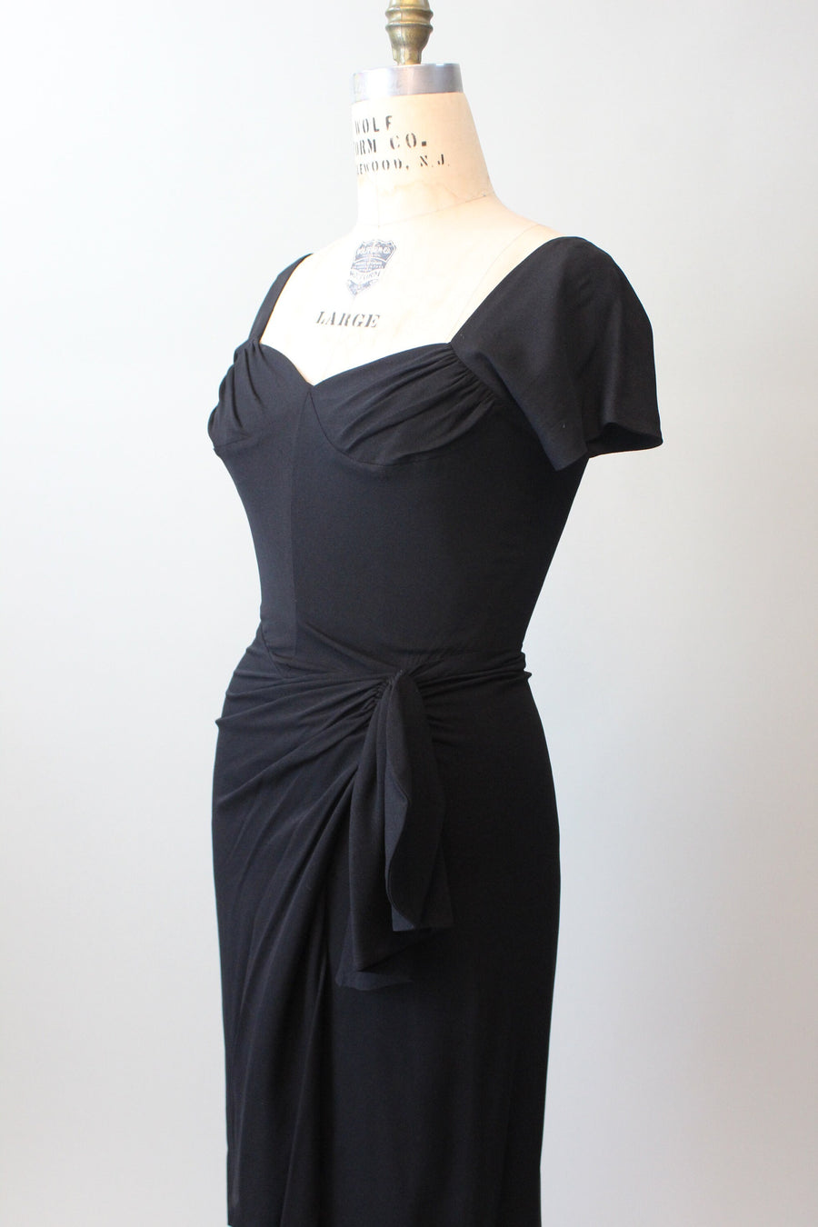 1950s 1950 DOROTHY O'HARA sarong fan dress medium | new spring