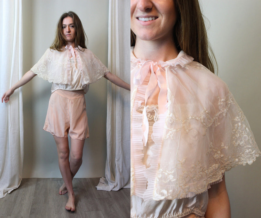 1950s LACE bed CAPE jacket lingerie all sizes | new summer