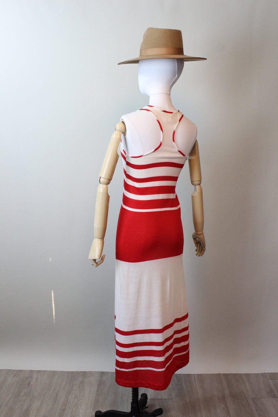 1970s MISS DIOR striped cotton dress xs small | new spring