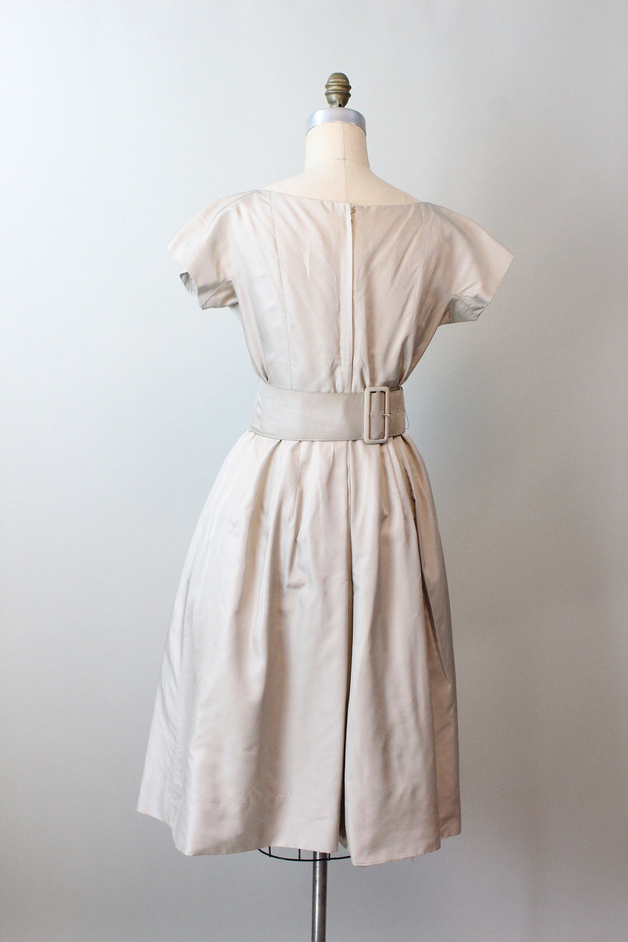 1950s MISS RANSOHOFF silk FRINGE dress small | new spring