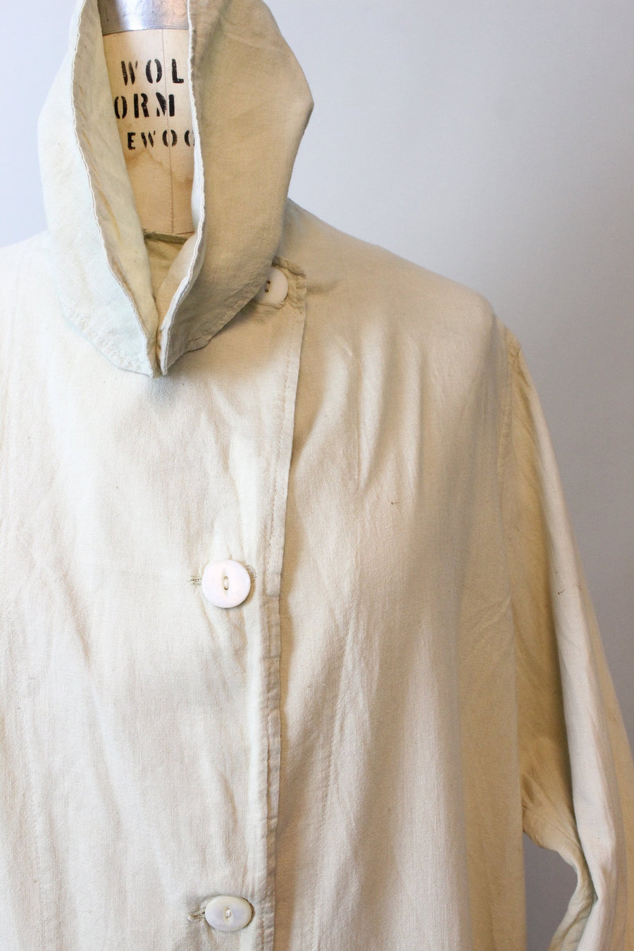 1910 EDWARDIAN linen duster AUTOMOBILING coat large XL | new spring