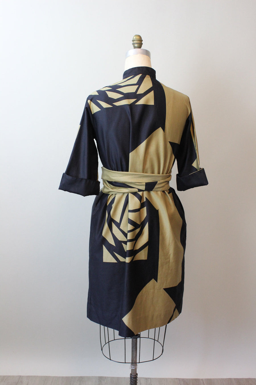 1980s CATHERINE OGUST Japanese print dress medium | new spring