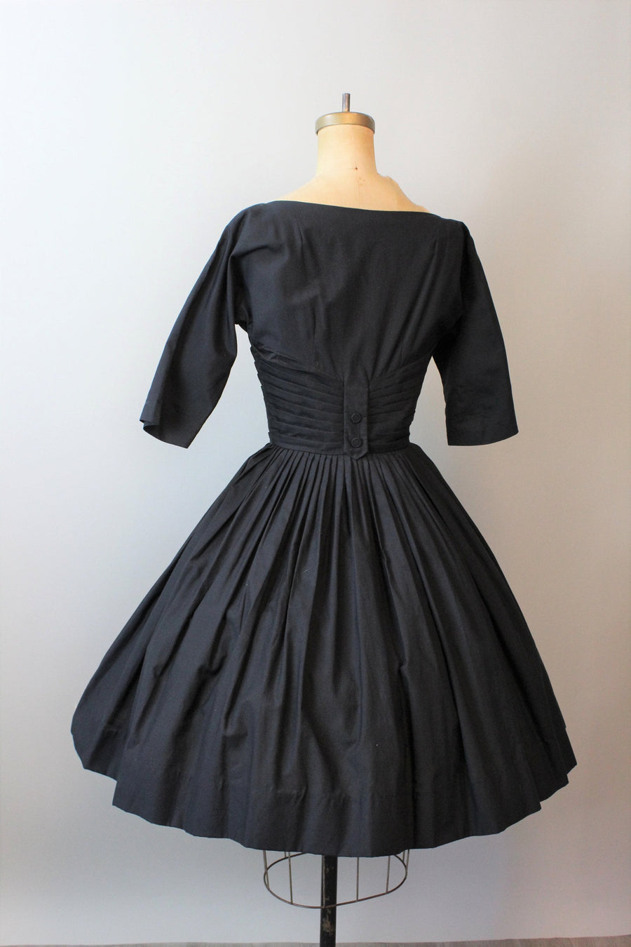 1950s TAILORED JUNIOR cotton dress xs | new spring