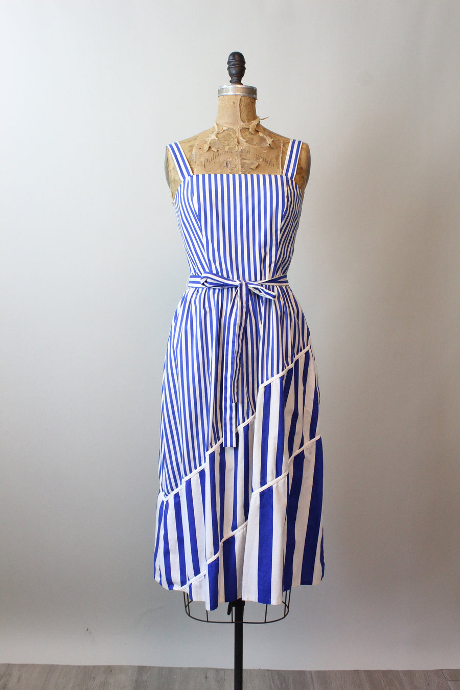 1970s LANZ STRIPED cotton dress small | new spring