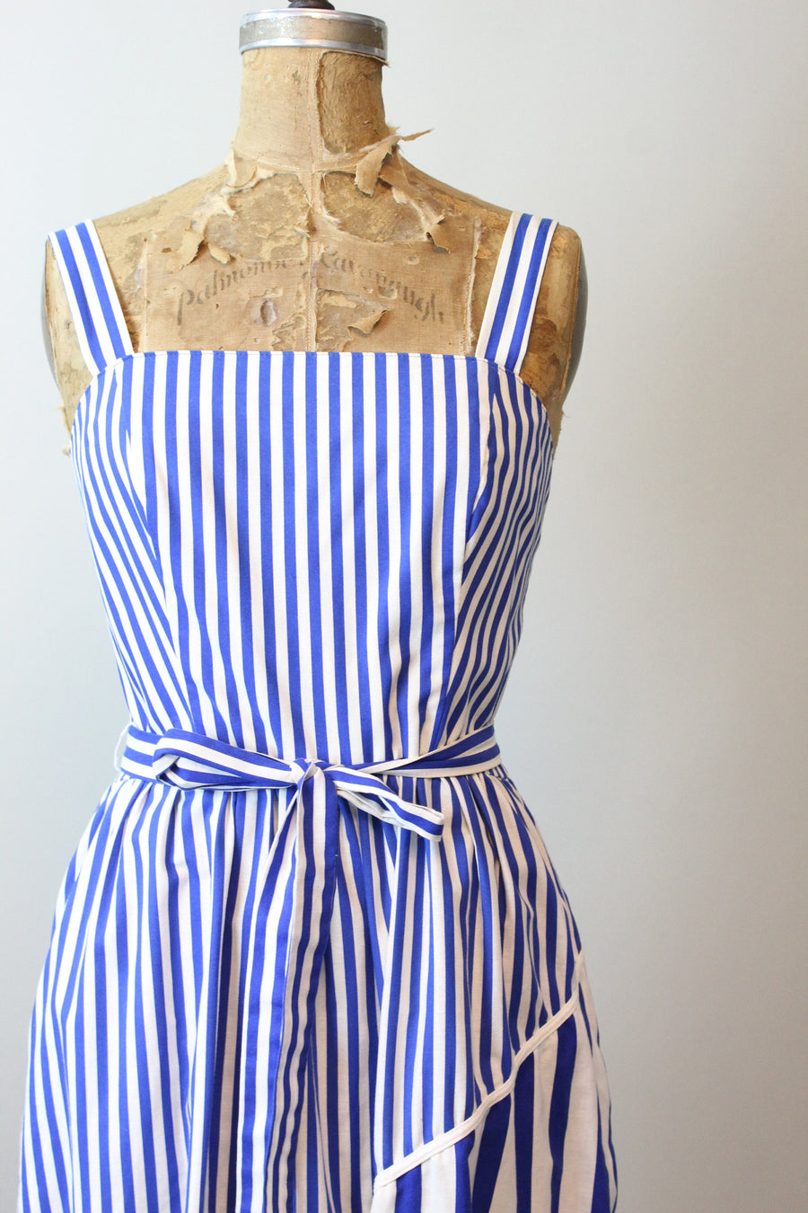 1970s LANZ STRIPED cotton dress small | new spring
