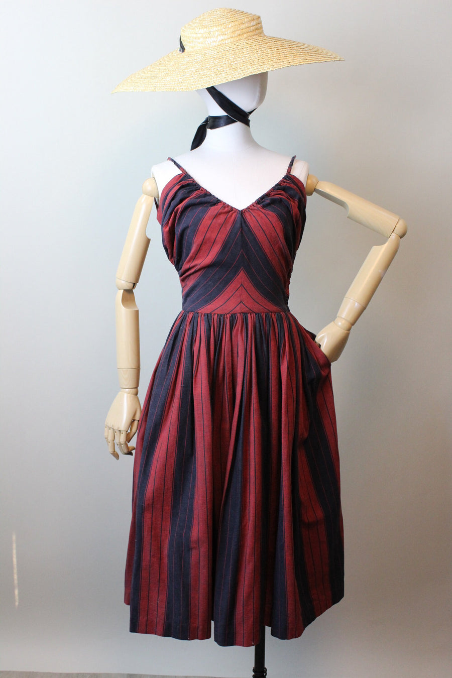 RARE 1940s Claire McCardell sun dress xs