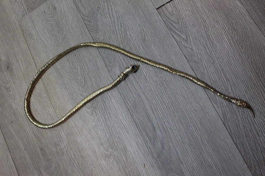 1980s DL AULD gold HAND belt necklace | new summer