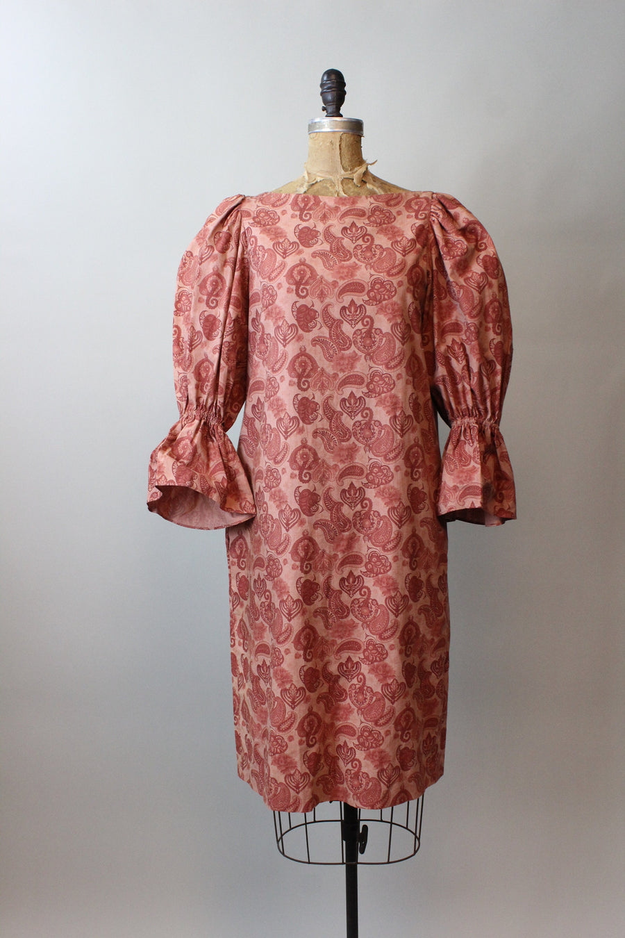 1970s HANAE MORI puff sleeve dress small medium | new fall