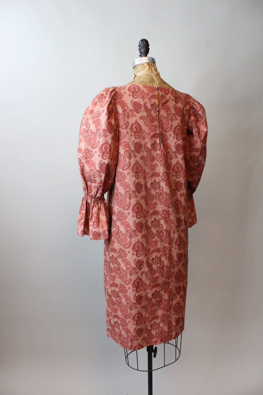 1970s HANAE MORI puff sleeve dress small medium | new fall