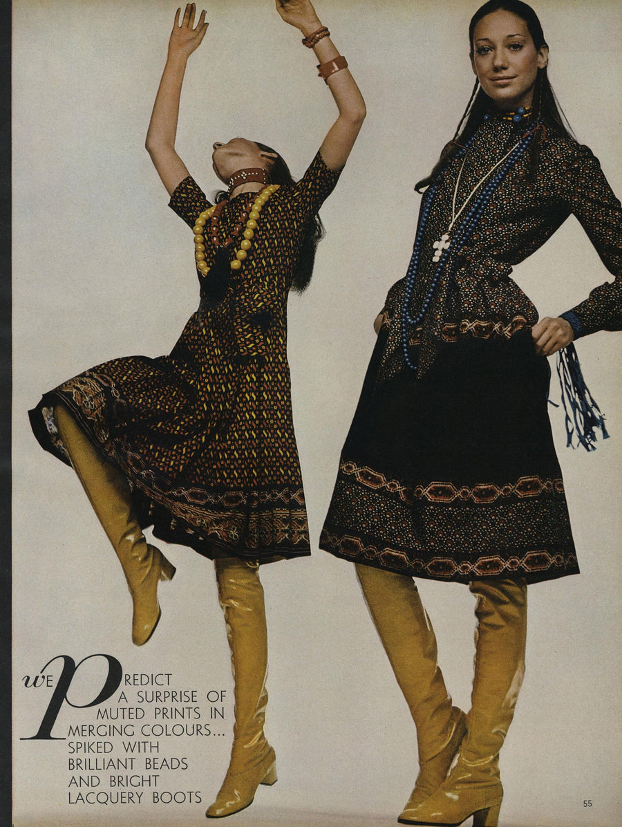 1970s documented OSCAR de LA RENTA dress small | new fall