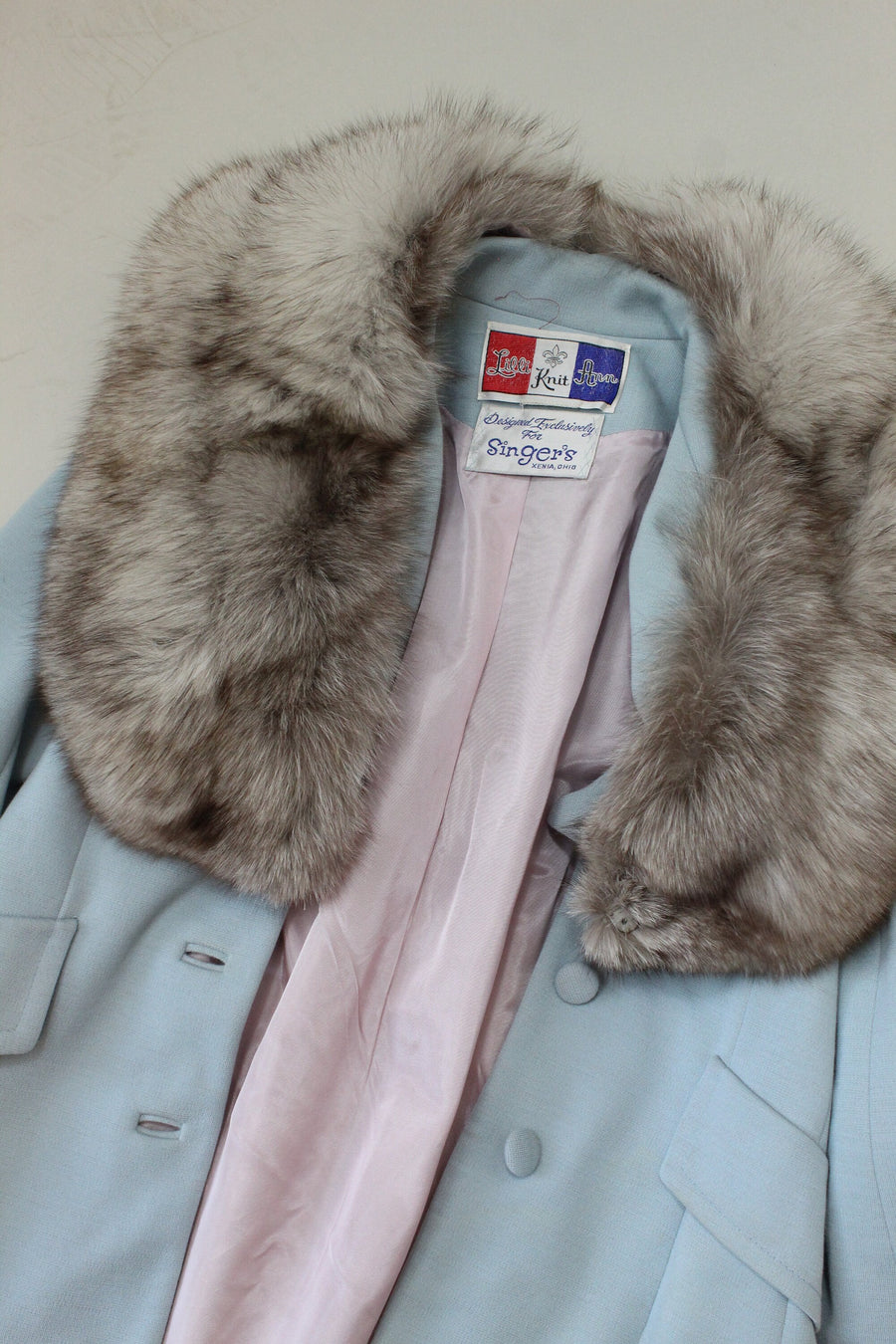 1970s 1975 documented LILLI ANN fur collar jacket small medium | new fall