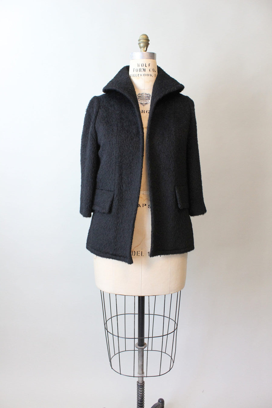 1960s LILLI ANN mohair coat jacket small medium | new fall