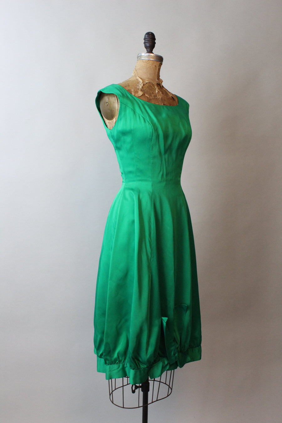 1950s DeZanne New York SATIN bubble dress xs | new fall