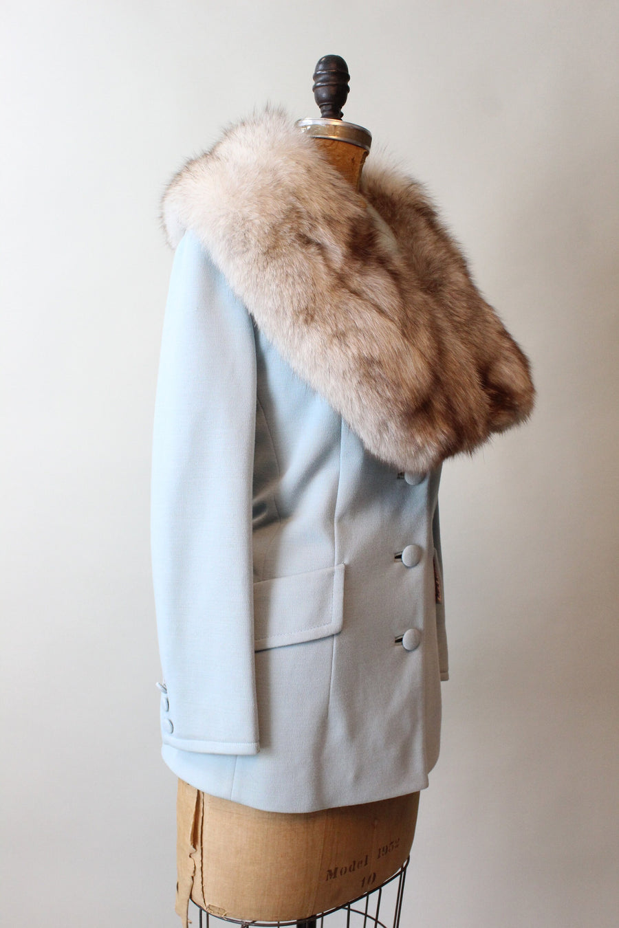 1970s 1975 documented LILLI ANN fur collar jacket small medium | new fall