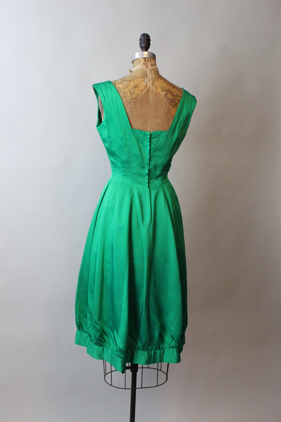 1950s DeZanne New York SATIN bubble dress xs | new fall Napa Valley Vintage 1950s DeZanne New York SATIN bubble dress xs | new fall Napa Valley Vintage