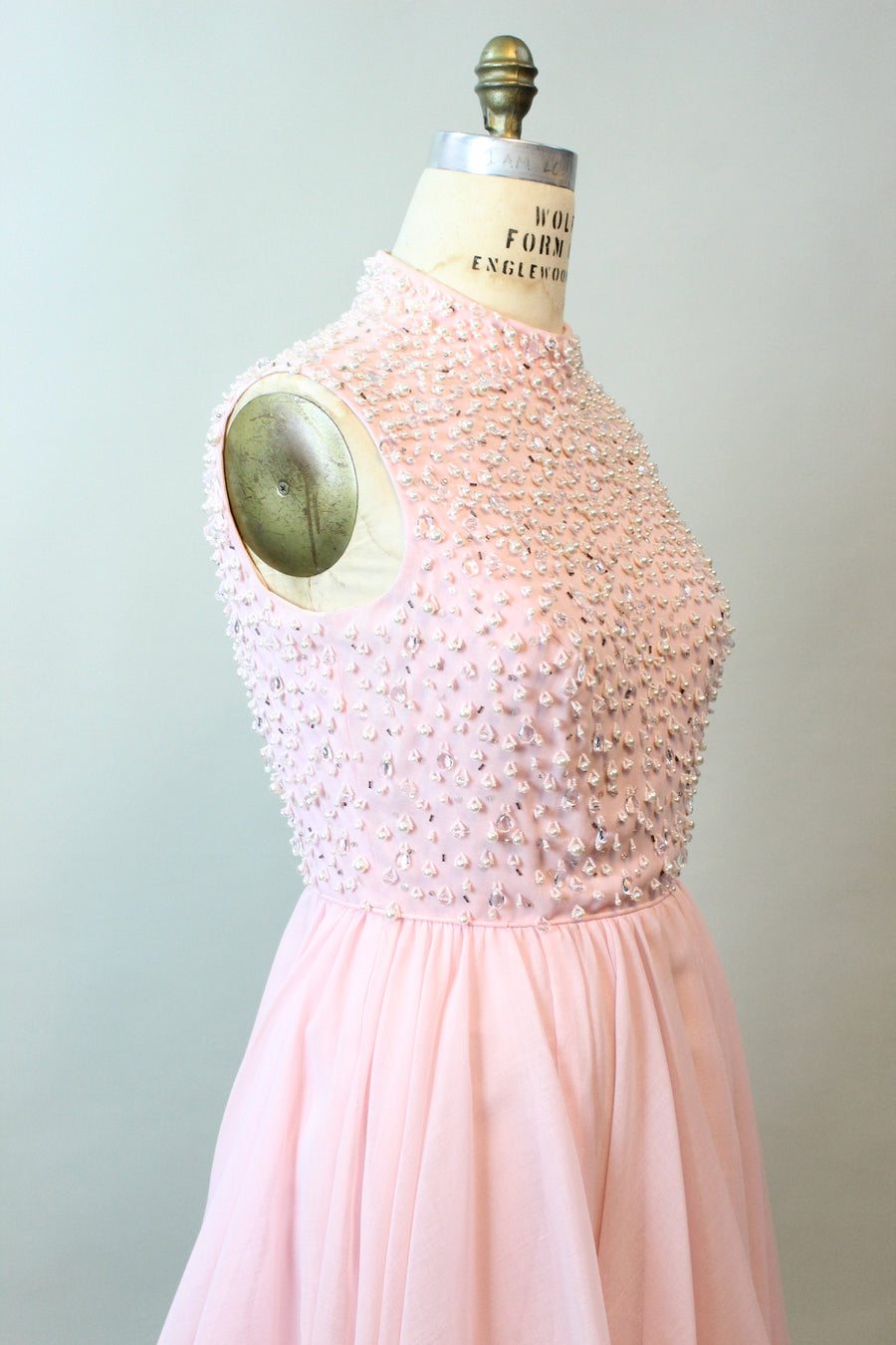 1960s PEARL and GEM beaded dress medium | new fall
