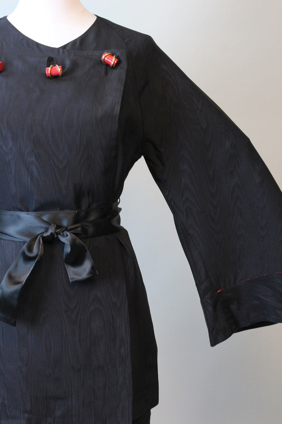 1930s ASIAN TUNIC wide sleeve blouse small medium | new winter