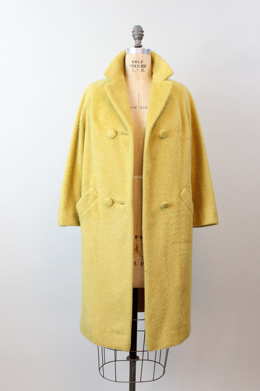 1960s 1967 documented DIJON LILLI ANN mohair coat small medium | new winter